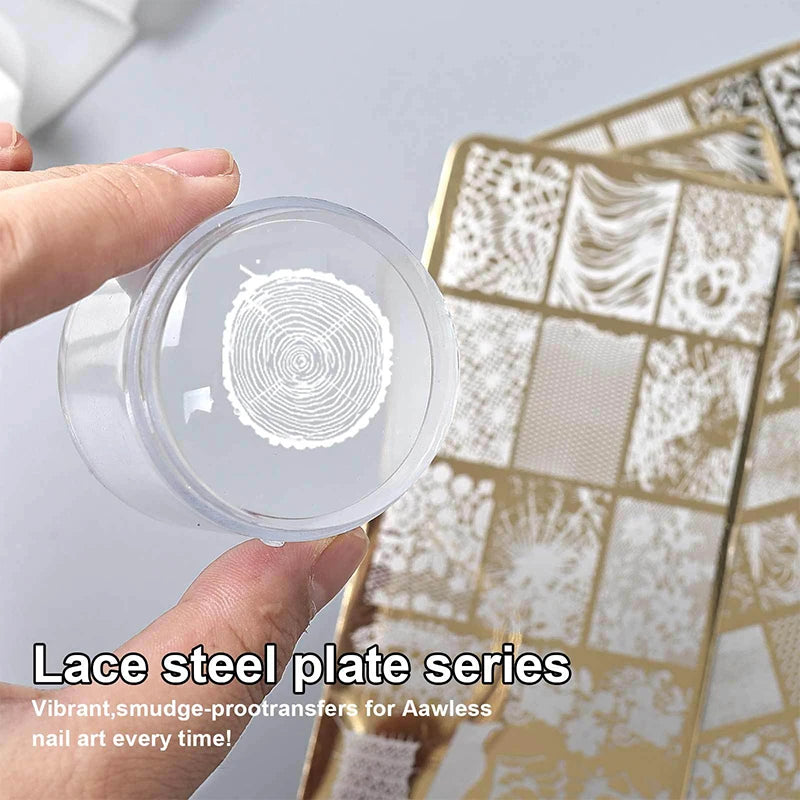 12x6cm Nail Stamping Plates – Butterfly, Floral & Bowknot Designs Nail Stamping Plate QXL