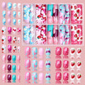 Kawaii Kids Press On Nails | 120-Pc Cute Cartoon False Nails Kids Press On Nails QXL Style 01