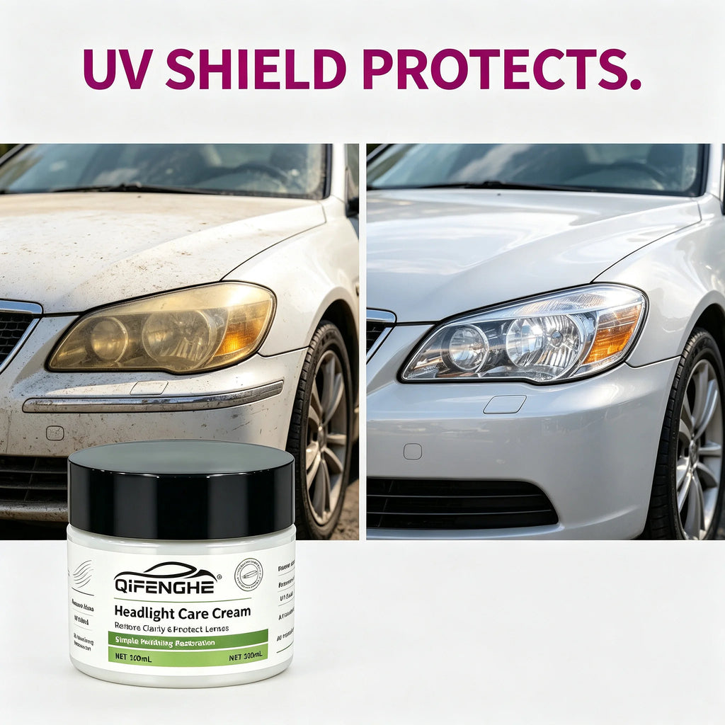 Headlight Restoration Cream 100ml – UV Shield & Clarity Polish Headlight Restoration Cream QXL