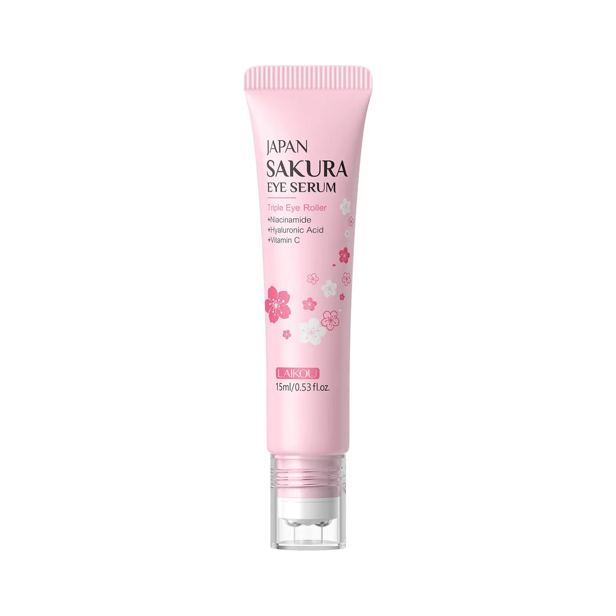 LAIKOU Sakura Eye Serum 15ml | Niacinamide & Hyaluronic Acid Eye Serum QXL 1pcs
