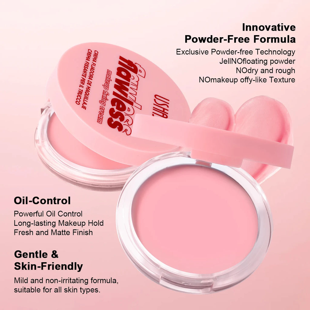 USHAS Pressed Powder – Matte, Oil Control & Pore Minimizing Pressed Setting Powder QXL