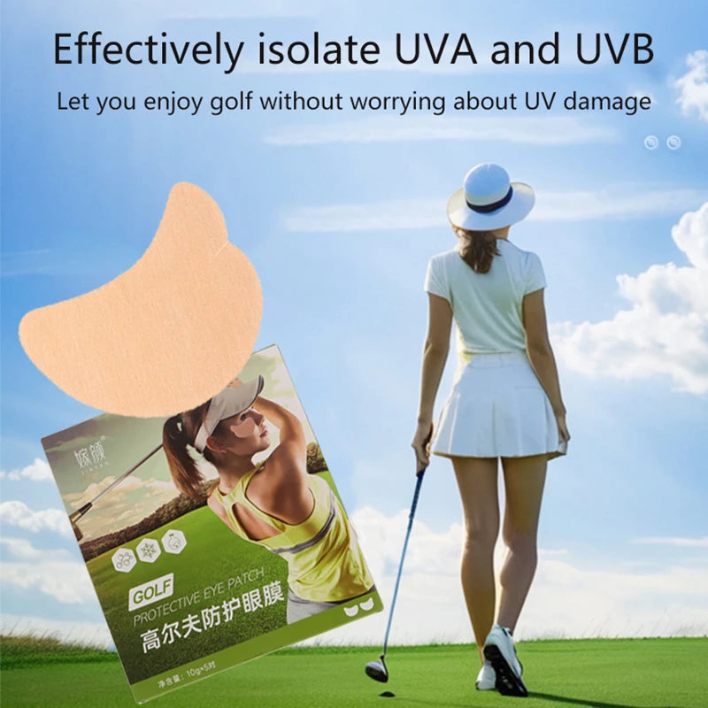 5-Pair UV Face Protection Patches | Golf, Beach & Outdoor UV Face Patches QXL