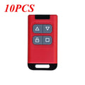 Universal 433MHz 4-Button Garage Door Remote | Rolling Code Garage Door Remote QXL Red 10PCS