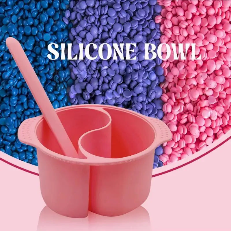 Silicone Dual-Compartment Nail Soak Bowl | Manicure Pedicure Nail Soak Bowl QXL