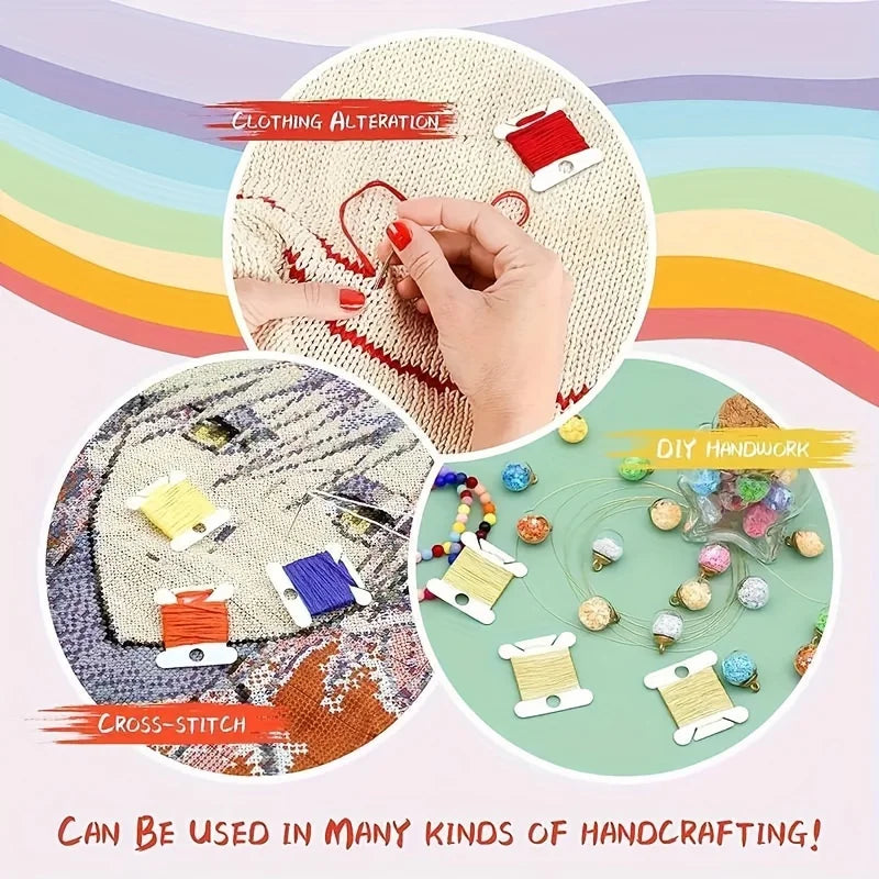 Plastic Cross Stitch Thread Spools | Floss Winding Storage Boards Thread Storage Spools QXL