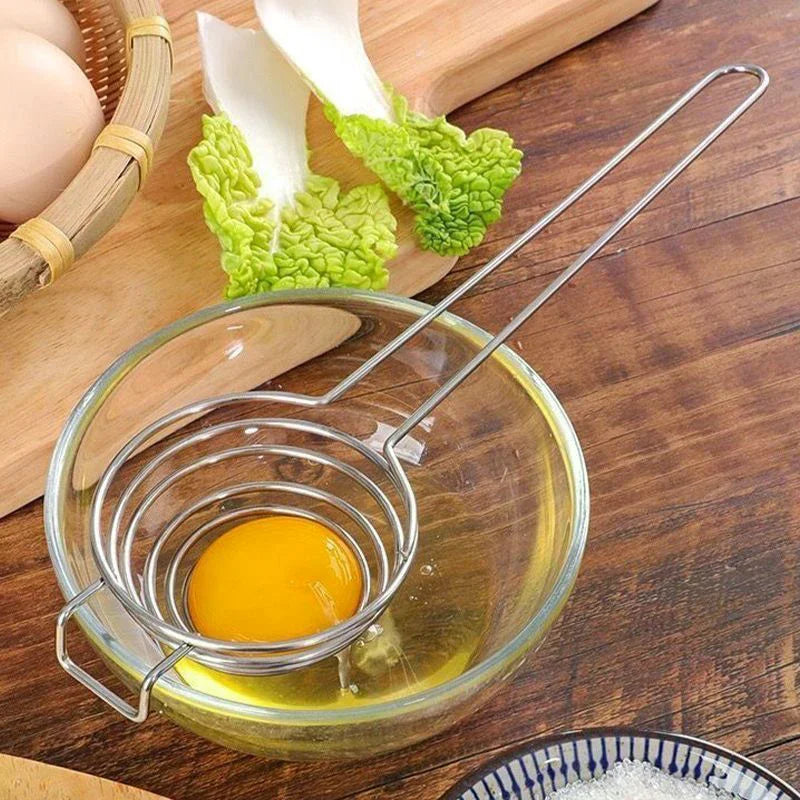 Stainless Steel Egg Yolk Separator & Egg White Divider Egg Separator Tool QXL