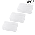 Transparent Playing Card Storage Box | 1 or 3-Pack Organizer Card Storage Box QXL 3pcs