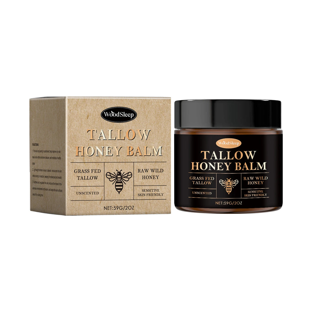 WOODSLEEP Tallow Honey Balm | Deep Moisturizing Face & Body Moisturizing Body Balm QXL 59g