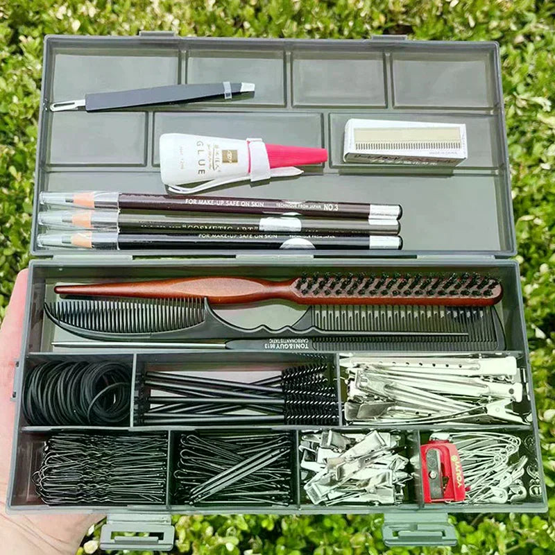 Multigrid Hair Clips & Comb Organizer Storage Box | Barber Tools Hair Tool Organizer QXL
