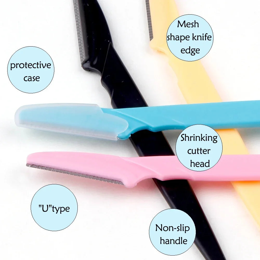 Eyebrow Trimmer Blades 3/10 Pc – Portable Face Hair Shaper Eyebrow Trimmer Blades QXL