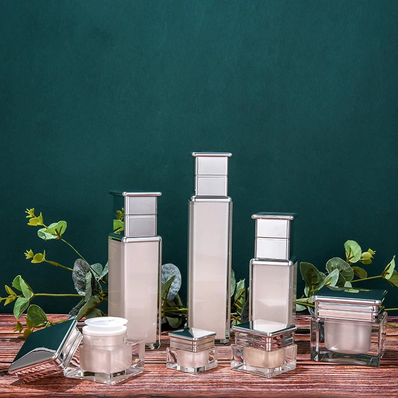 Empty Acrylic Lotion Pump Bottle | Refillable Cosmetic Container Cosmetic Pump Bottle QXL