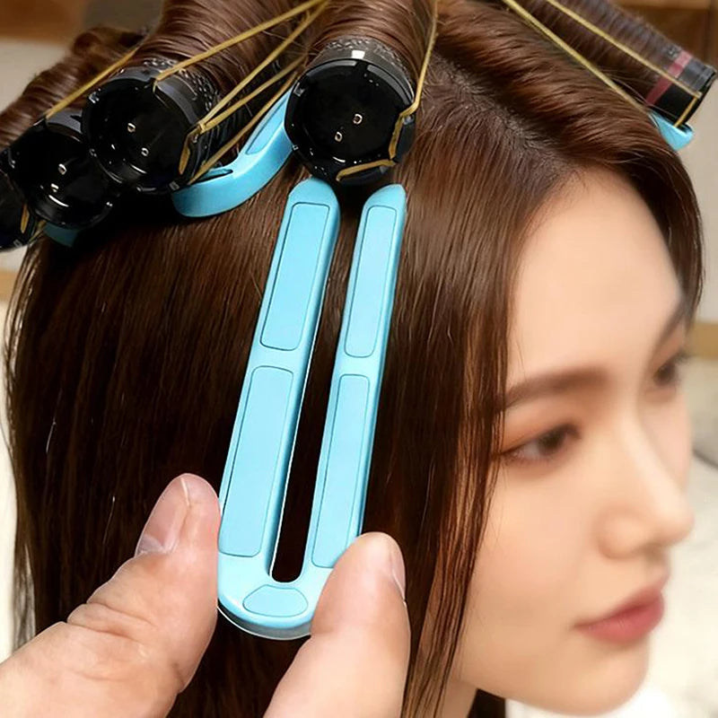 12-Pack U-Shaped Heat Insulation Perm Clips for Salon Curling Perm Hair Clips QXL