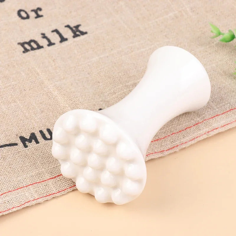 White Ceramic Gua Sha Board | Face & Body Massage Tool Gua Sha Massager QXL