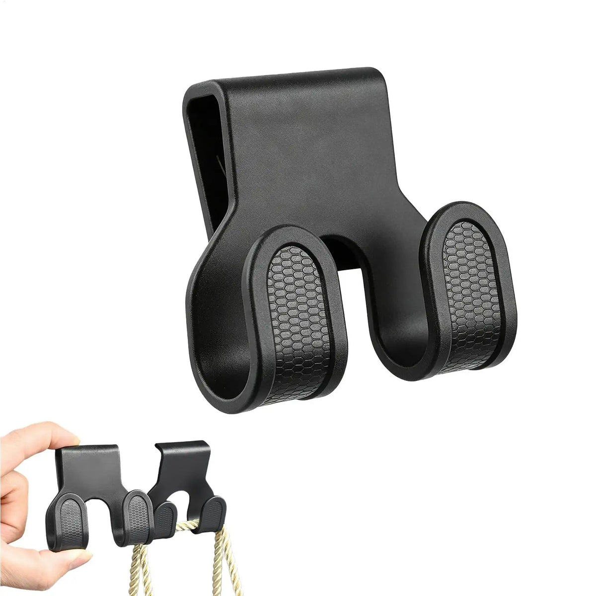 Motorcycle Helmet Hook & Bag Hanger | Double Hook Mount Motorcycle Helmet Hook QXL