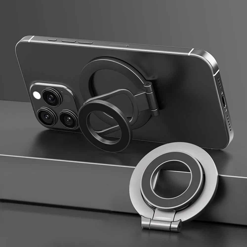 Dual Magnetic Phone Ring Grip Kickstand – iPhone & Samsung Phone Ring Stand QXL