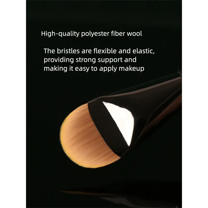 M91 Flat Round Foundation Brush | Wool Fiber Low-Absorption Foundation Brush QXL