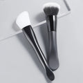2-Pc Facial Brush Set – Mask Applicator & Foundation Brush Makeup Brush Set QXL Blade shape