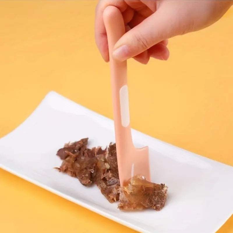Long Handle Pet Spoon for Wet Food Mixing & Feeding | Cats & Dogs Pet Feeding Spoon QXL