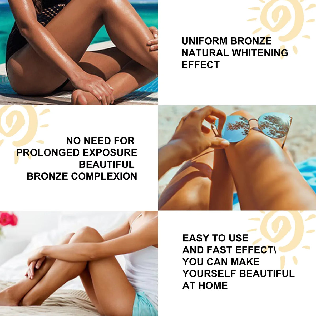 OUHOE Self-Tanning Cream – Bronzer Body Lotion 50g/200g Self-Tanning Cream QXL