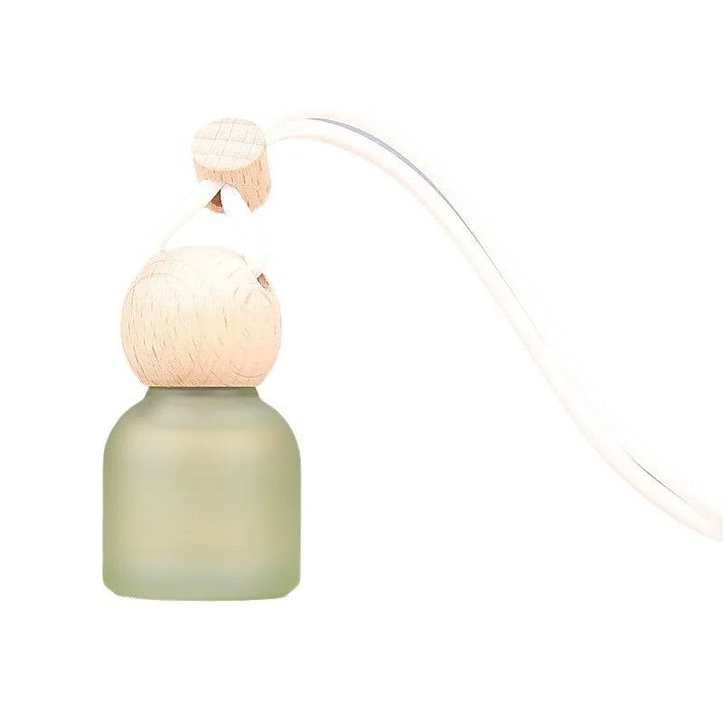 10ml Frosted Glass Car Hanging Perfume Diffuser Bottle Car Aromatherapy Diffuser QXL