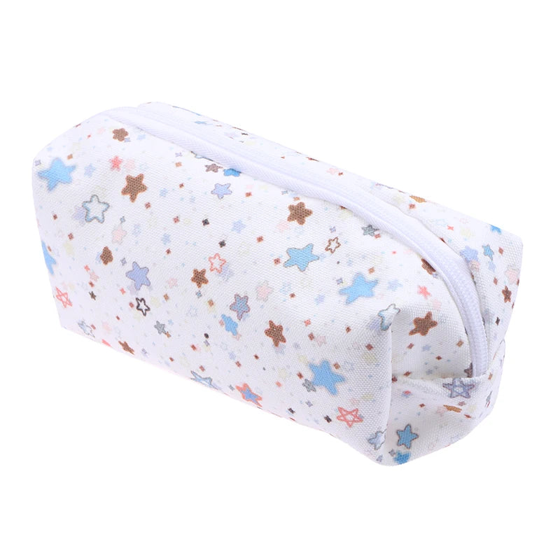 Canvas Star Pencil Case – Large Capacity Pen & Stationery Bag Pencil Case QXL