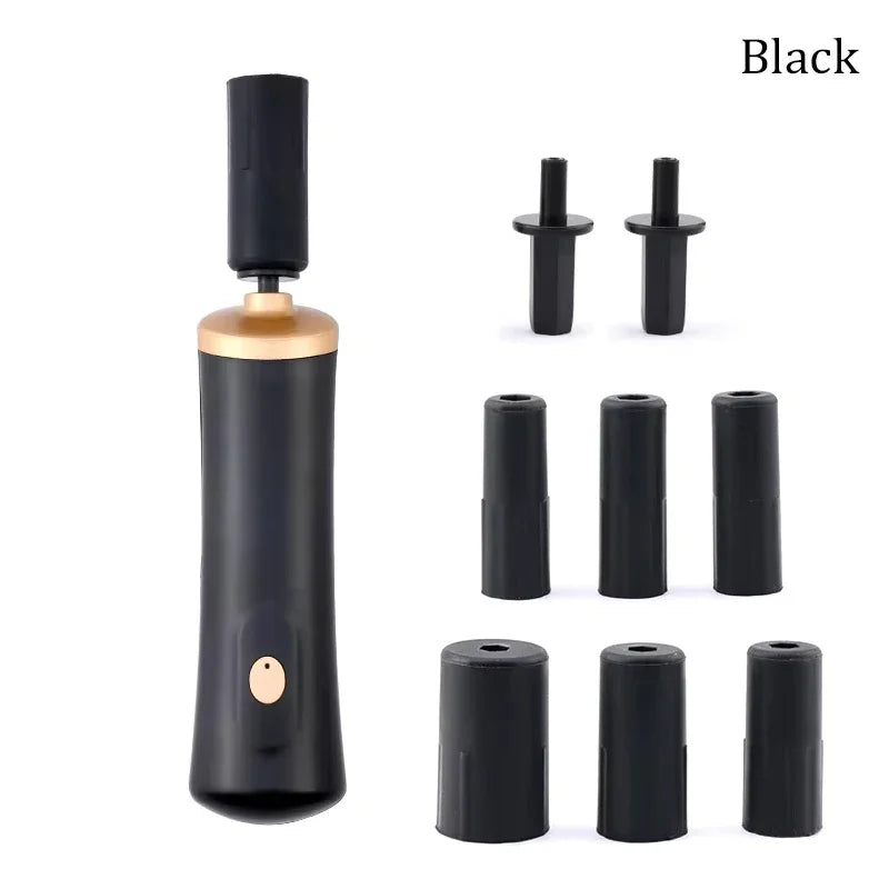 Electric Glue Shaker for Lash Glue, Nail Polish & Tattoo Ink Electric Beauty Shaker QXL Black