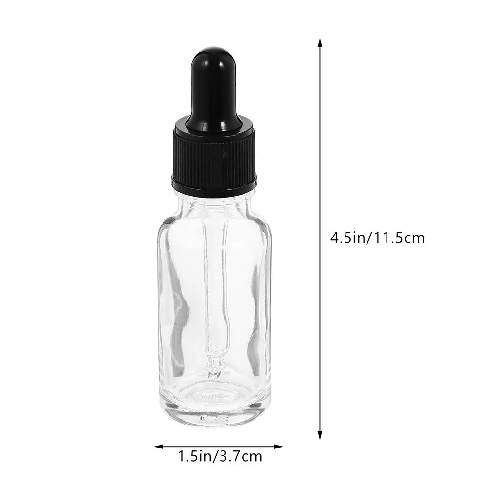 12-Pack 50ml Glass Dropper Bottles for Essential Oils & Perfume Glass Dropper Bottles QXL