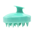 Silicone Scalp Massage Brush | Shampoo & Hair Washing Comb Scalp Massage Brush QXL green
