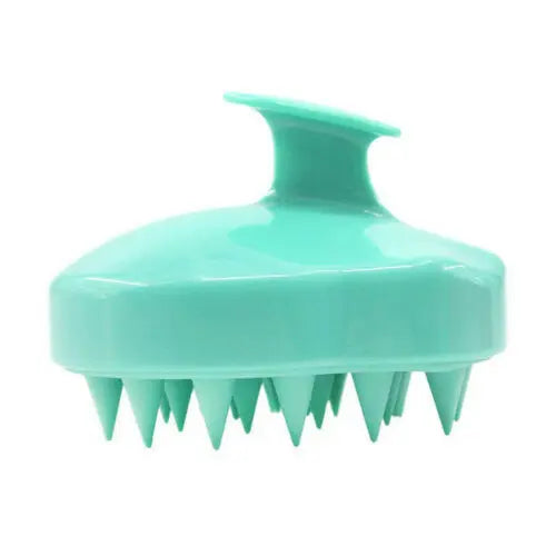 Silicone Scalp Massage Brush | Shampoo & Hair Washing Comb Scalp Massage Brush QXL green