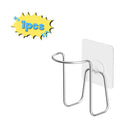 Wall-Mount Stainless Steel Cup Holder – No Drill Required Wall Cup Holder QXL 1pcs