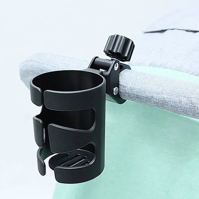 Baby Stroller & Bicycle Cup Holder Rack – Black | BC78 Stroller Cup Holder QXL