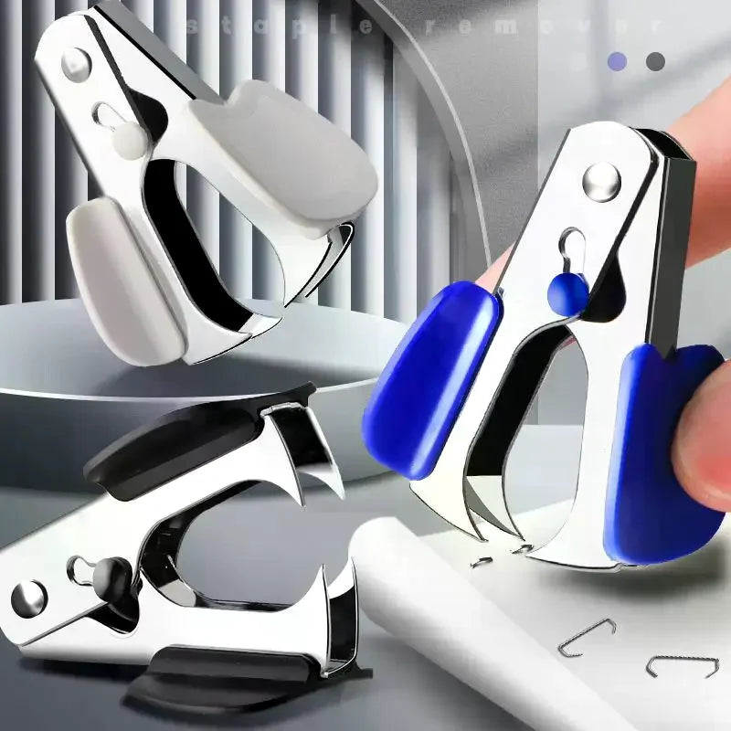 2-Pack Staple Remover with Safety Lock | Compact & Easy Staple Remover QXL