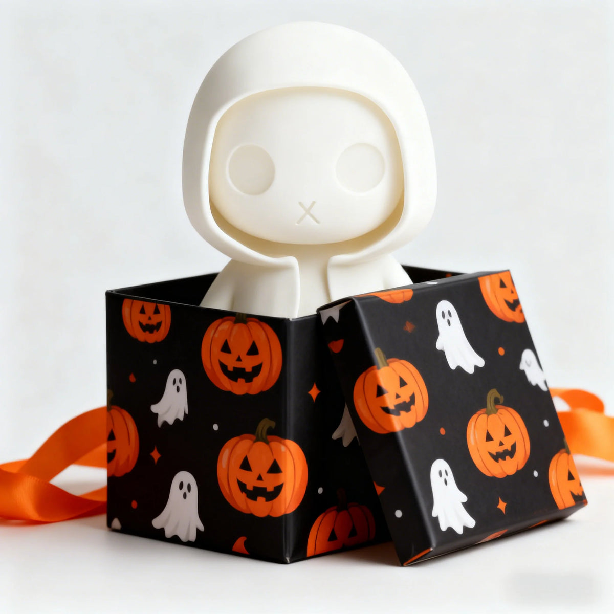 3D Printed Ghost Statue | Halloween Desk Decor & Horror Gift Collectible Figurine QXL