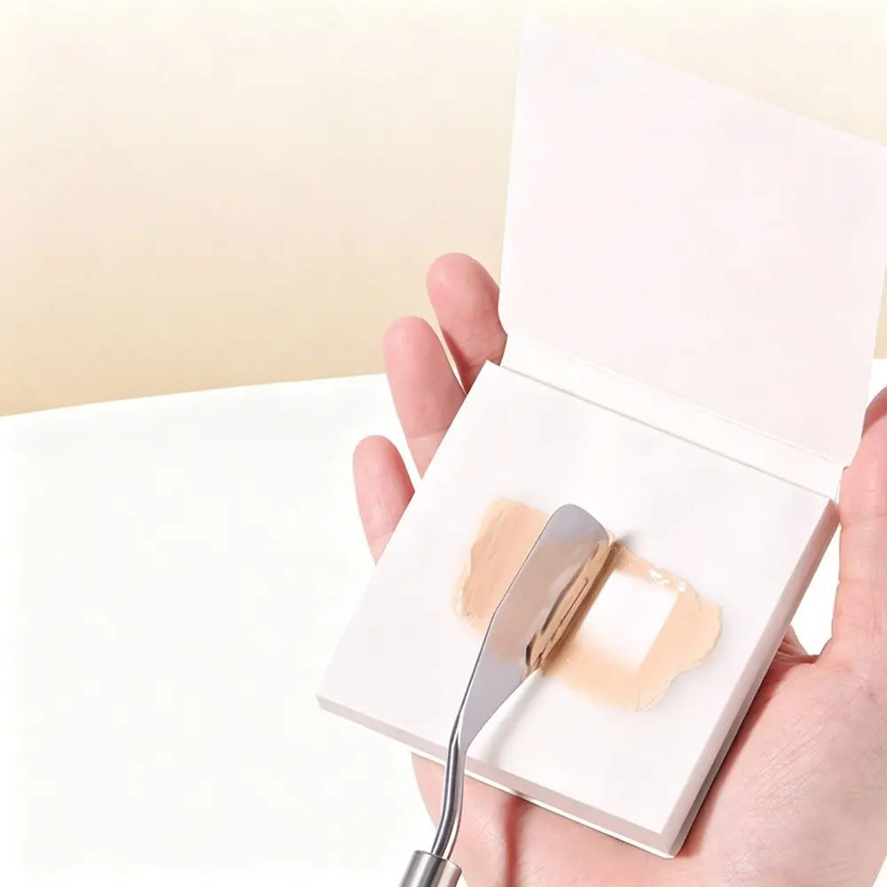 Disposable Makeup Color Mixing Paper Pad – 100 Sheets Makeup Mixing Pad QXL