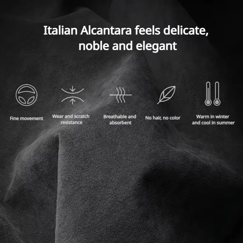 Alcantara Suede Door Switch Sticker – Tesla Model 3 Highland 2024 Car Interior Sticker QXL