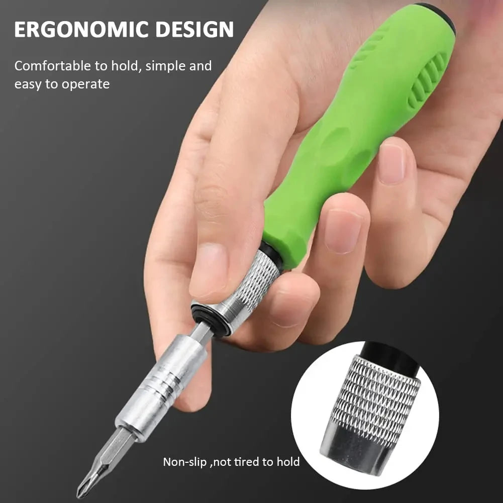 32-in-1 Precision Screwdriver Set | 30 Magnetic CRV Bits Precision Screwdriver Set QXL
