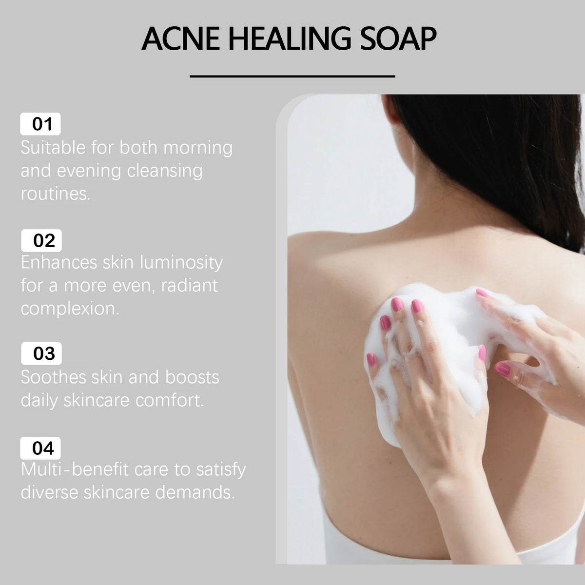 Cleansing Bar Soap – Brighten, Moisturize & Oil Control Cleansing Bar Soap QXL
