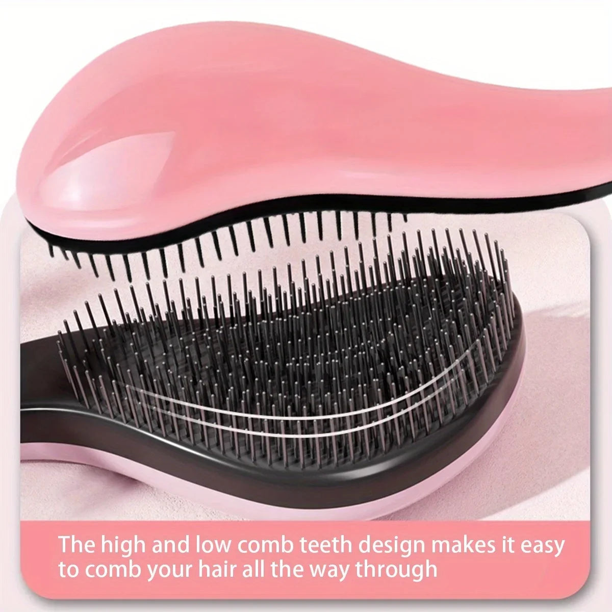 Princess Airbag Hairbrush – Detangling Massage Brush for Long Hair Airbag Hairbrush QXL