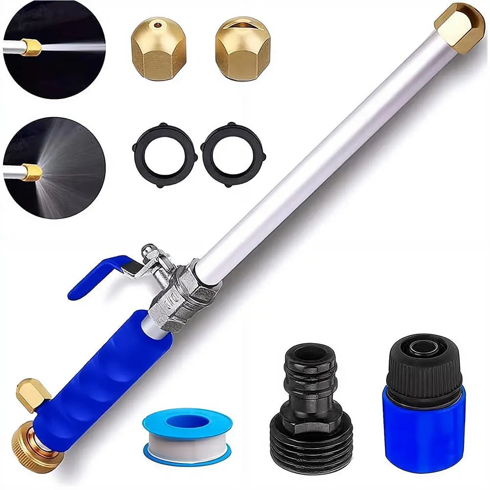 High Pressure Garden Hose Wand | Jet & Fan Spray Nozzle Kit Garden Hose Wand QXL