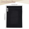 Sew-In Hidden Zipper Pocket for Jackets, Coats & Sweatshirts Sew-In Pocket QXL Black 1pcs