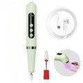 2-in-1 Cordless Nail Drill & UV LED Lamp Rechargeable Kit Nail Drill & UV Lamp QXL Green