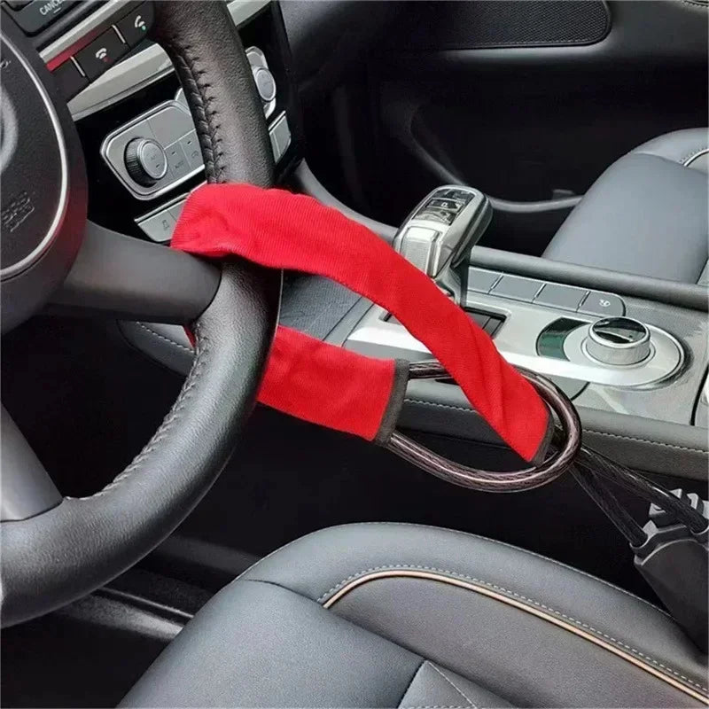 Universal Steering Wheel Lock with Seat Belt Buckle | Anti-Theft Steering Wheel Lock QXL