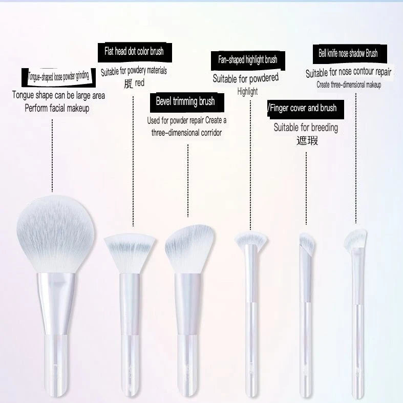 12-Piece Neon Makeup Brush Set | Blush, Eye & Face Brushes Makeup Brush Set QXL
