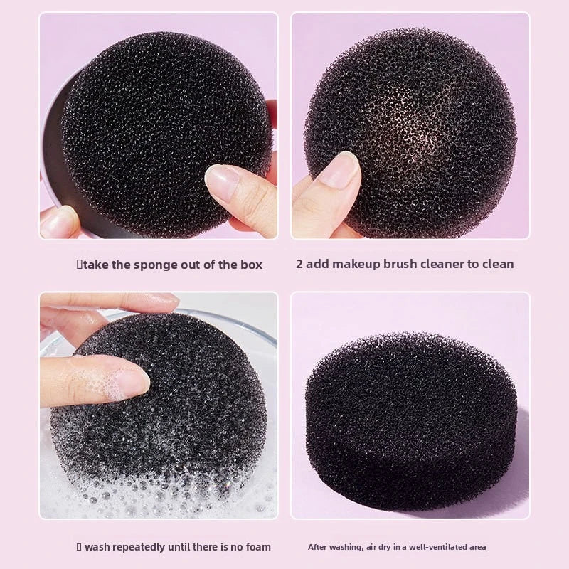Dry Cleaning Makeup Brush Sponge | Eyeshadow Color Switch Brush Cleaning Sponge QXL