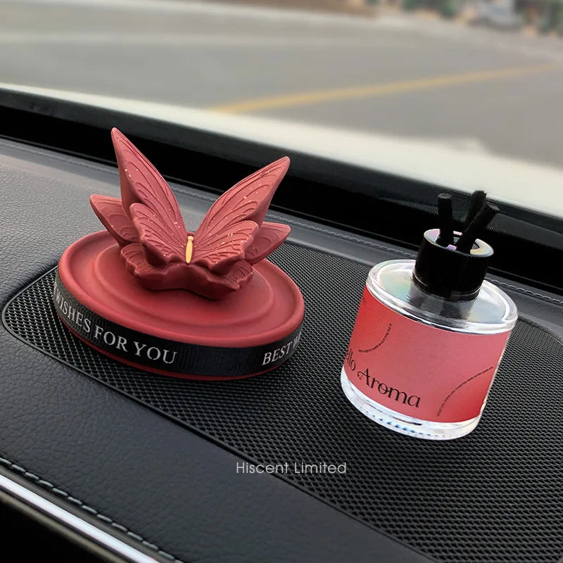 Butterfly Car Diffuser Stone | Essential Oil Air Freshener Gift Car Diffuser Stone QXL