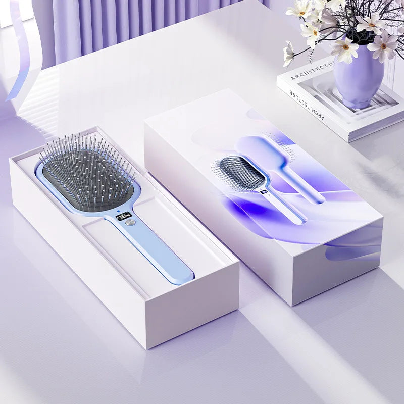 Ionic Electric Massage Comb | Rechargeable Air Bag Scalp Comb Electric Massage Comb QXL