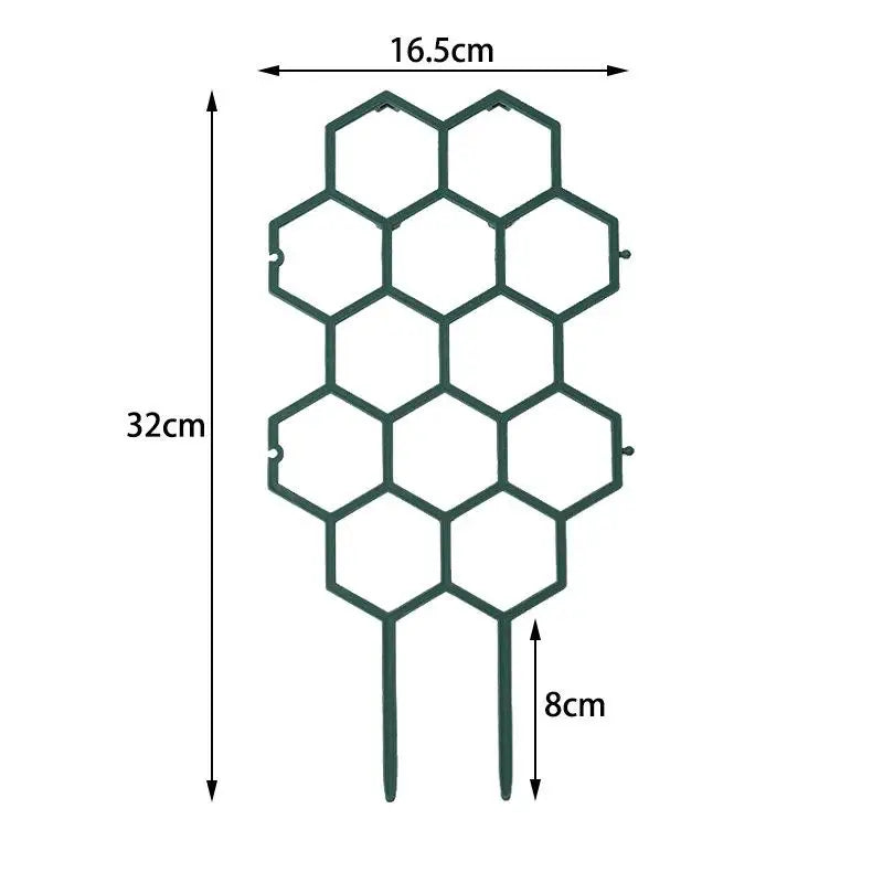 Honeycomb Plant Trellis | Modular Plastic Support for Vines Plant Trellis Support QXL A1