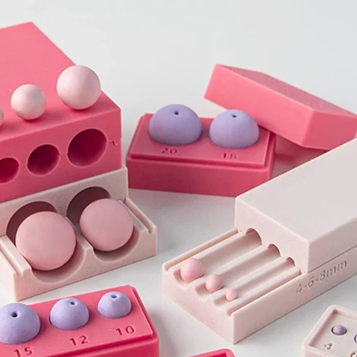 Polymer Clay Ball Maker Mold 4–15mm | DIY Bead Sphere Shaper Clay Bead Mold QXL