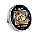 Car Leather Care Mink Oil: All-in-One Cleaner & Protector for Interior (Seats/Dash), Colorless, Odorless, Safe for All Leather QXL 100g