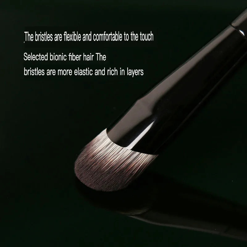 M43 Angled Foundation & Powder Brush | Synthetic Fiber Bristles Foundation Makeup Brush QXL